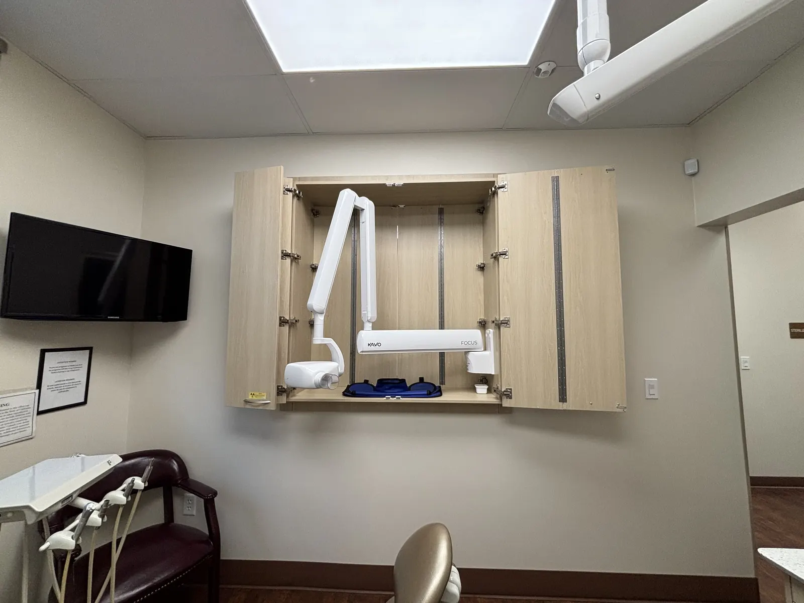 The digital X-ray imaging unit at Valley Dental Turlock